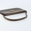 Christian Dior Schultertasche Leder Braun Gold Original ep13755-7