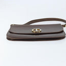 Christian Dior Schultertasche Leder Braun Gold Original ep13755-9