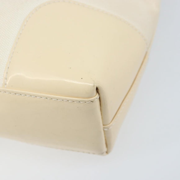 GUCCI Schoudertas Canvas Wit Goud 001 4231 Auth ep13756