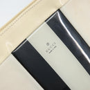 GUCCI Shoulder Bag Canvas White Gold 001 4231 Auth ep13756-14