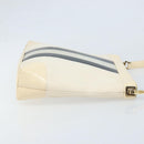 GUCCI Shoulder Bag Canvas White Gold 001 4231 Auth ep13756-4