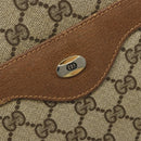 GUCCI GG Supreme Web Sherry Line Tote Bag PVC Beige 39 02 003 Auth ep13759-14