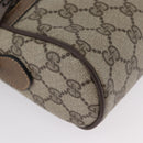 GUCCI GG Supreme Web Sherry Line Bag PVC Beige Gold 904 02 004 Auth ep13762-14