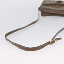 GUCCI GG Supreme Web Sherry Line Bag PVC Beige Gold 904 02 004 Auth ep13762-7