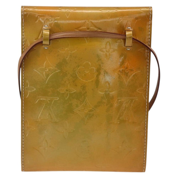 LOUIS VUITTON Monogram Vernis Kenmare Shoulder Bag Gris M91060 LV Auth ep13763