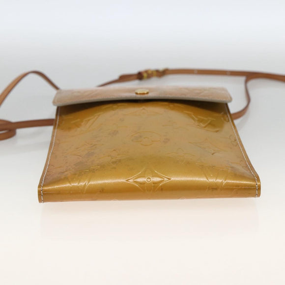 LOUIS VUITTON Monogram Vernis Kenmare Shoulder Bag Gris M91060 LV Auth ep13763