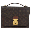 LOUIS VUITTON Monogram Monceau 28 Handtasche M51185 LV Auth ep13764-13