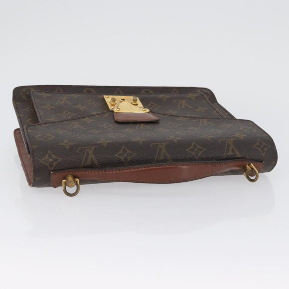 LOUIS VUITTON Monogram Monceau 28 Handtasche M51185 LV Auth ep13764