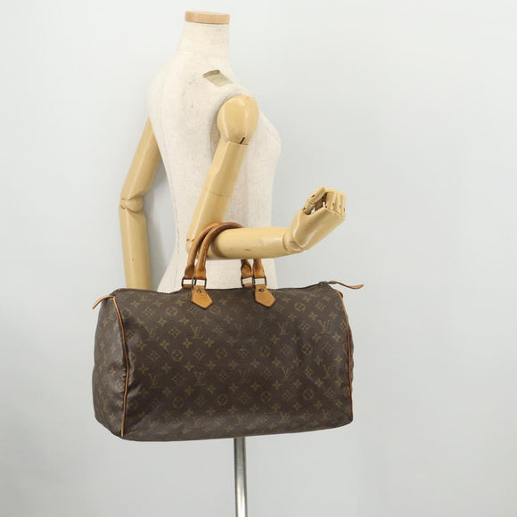 LOUIS VUITTON Monogram Speedy 40 Hand Bag M41522 LV Auth ep13768
