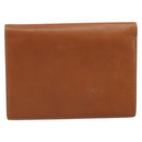 GUCCI Clutch Bag Leather Brown Gold Auth ep13771-2