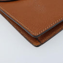 GUCCI Clutch Bag Leather Brown Gold Auth ep13771-9