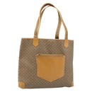 GUCCI Micro GG Supreme Tote Bag PVC Beige Gold 002 098 0057 Auth ep13772-1