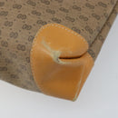 GUCCI Micro GG Supreme Tote Bag PVC Beige Gold 002 098 0057 Auth ep13772-10