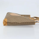 GUCCI Micro GG Supreme Tote Bag PVC Beige Gold 002 098 0057 Auth ep13772-4