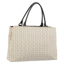 CELINE C Macadam Canvas Tote Bag Ivory Gold Auth ep13774-1