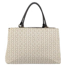 CELINE C Macadam Canvas Tote Bag Ivory Gold Auth ep13774-13