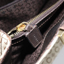 CELINE C Macadam Canvas Tote Bag Ivory Gold Auth ep13774-21