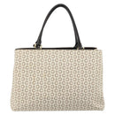CELINE C Macadam Canvas Tote Bag Ivory Gold Auth ep13774-2