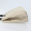 CELINE C Macadam Canvas Tote Bag Ivory Gold Auth ep13774-4