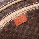 CELINE Macadam Canvas Tragetasche PVC Leder Braun Gold Auth ep13781-17