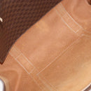 CELINE Macadam Canvas Tragetasche PVC Leder Braun Gold Auth ep13781-18