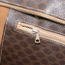 CELINE Macadam Canvas Tragetasche PVC Leder Braun Gold Auth ep13781-21