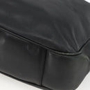 GUCCI Bamboo Shoulder Bag Leather 2way Black Gold 001 1577 Auth ep13782-10