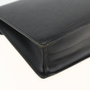 LOUIS VUITTON Epi Serie Dragonne Clutch Bag Black Noir M52612 LV Auth ep13784-16