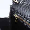 LOUIS VUITTON Epi Serie Dragonne Clutch Bag Black Noir M52612 LV Auth ep13784-21