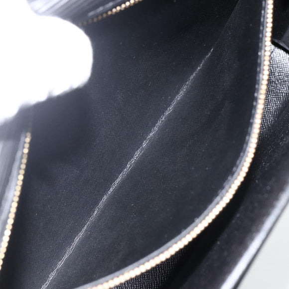 LOUIS VUITTON Epi Serie Dragonne Clutch Bag Black Noir M52612 LV Auth ep13784