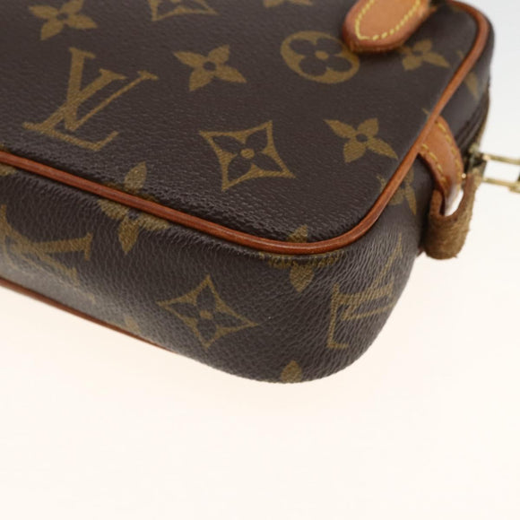 LOUIS VUITTON Monogram Marly Bandouliere Umhängetasche M51828 LV Auth ep13787