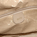 GUCCI Bamboo Hand Bag Leather 2way Beige Gold 001 1638 Auth ep13791-19