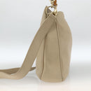GUCCI Bamboo Hand Bag Leather 2way Beige Gold 001 1638 Auth ep13791-4