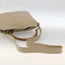 GUCCI Bamboo Hand Bag Leather 2way Beige Gold 001 1638 Auth ep13791-8