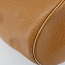 Christian Dior Shoulder Bag Leather Brown Gold Auth ep13792-16
