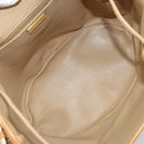 Christian Dior Shoulder Bag Leather Brown Gold Auth ep13792-11