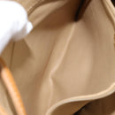 Christian Dior Shoulder Bag Leather Brown Gold Auth ep13792-12