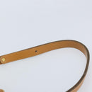 Christian Dior Shoulder Bag Leather Brown Gold Auth ep13792-8