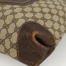 GUCCI GG Supreme Web Sherry Line Tote Bag PVC Beige Gold 010 378 Auth ep13796-10