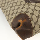 GUCCI GG Supreme Web Sherry Line Tote Bag PVC Beige Gold 010 378 Auth ep13796-11