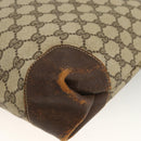 GUCCI GG Supreme Web Sherry Line Tote Bag PVC Beige Gold 010 378 Auth ep13796-12