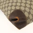 GUCCI GG Supreme Web Sherry Line Tote Bag PVC Beige Gold 010 378 Auth ep13796-13