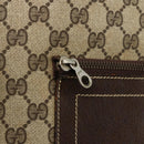 GUCCI GG Supreme Web Sherry Line Tote Bag PVC Beige Gold 010 378 Auth ep13796-14
