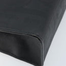 Christian Dior Trotter Canvas Hand Bag PVC Black Gold Auth ep13801-13
