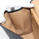 Christian Dior Trotter Canvas Hand Bag PVC Black Gold Auth ep13801-20