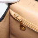 Christian Dior Trotter Canvas Hand Bag PVC Black Gold Auth ep13801-21