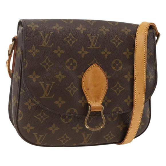 LOUIS VUITTON Monogram Saint Cloud GM Shoulder Bag M51242 LV Auth ep13803