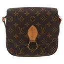 LOUIS VUITTON Monogram Saint Cloud MM Shoulder Bag M51243 LV Auth ep13805-13