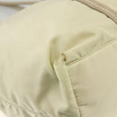 PRADA Tote Bag Nylon Ivory Silver Auth ep13808-16