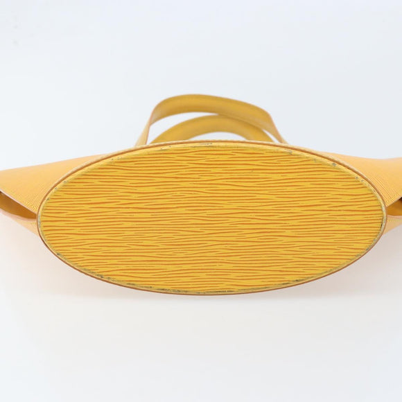 LOUIS VUITTON Epi Saint Jacques Shopping Bag Yellow M52269 LV Auth ep13813